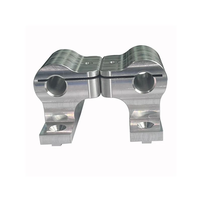 Soporte de eje de aleación de titanio y aluminio mecanizado de precisión CNC personalizado para procesamiento de torno grande piezas mecánicas de alta precisión