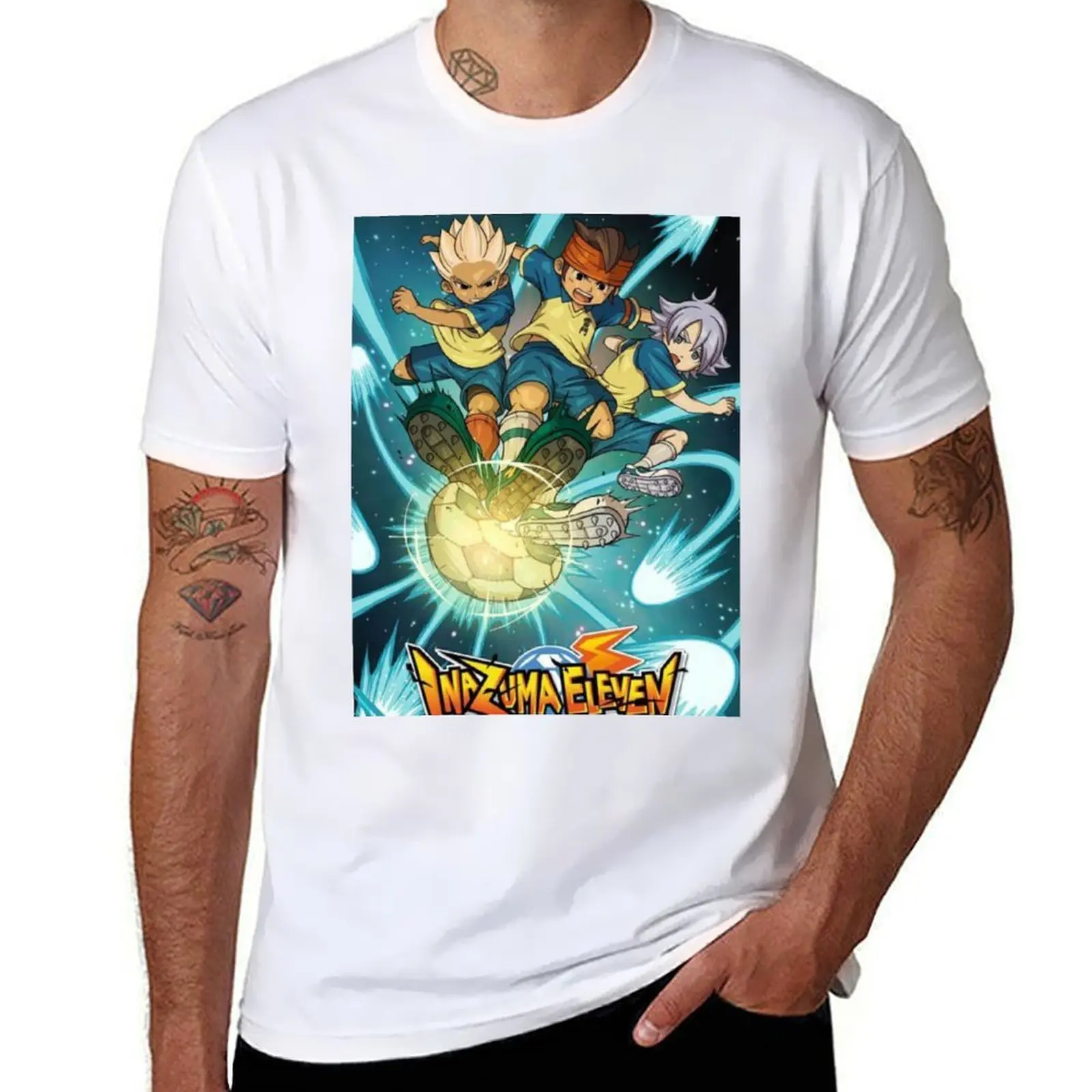 

INAZUMA ELEVEN T-Shirt men t shirt cotton 100% t shirts for man slim fit T-Shirt