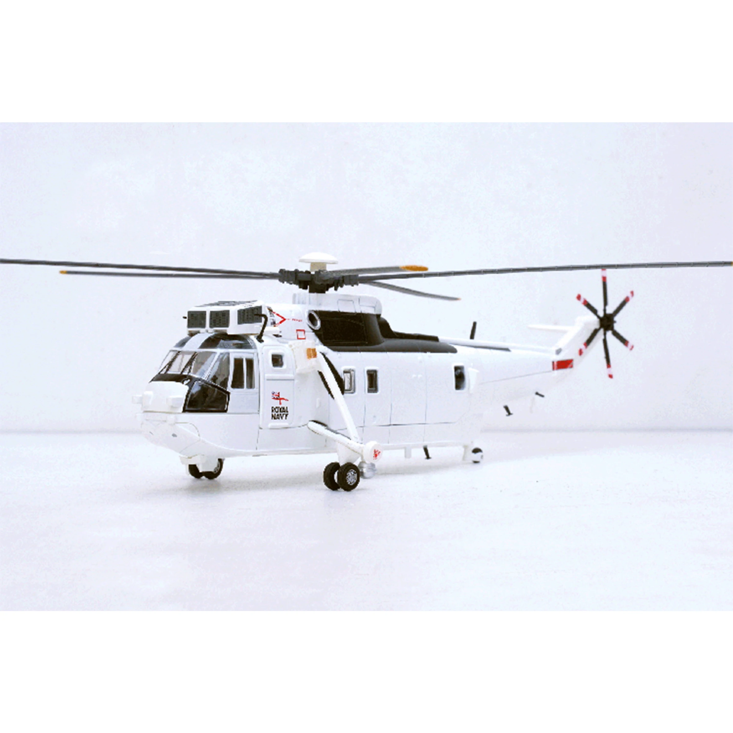 1: 72 14008LC SH-3 (S-61) helicopter model with white UN coating Static finished product model