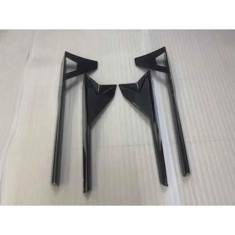 Factory Hot Sale-D-Style Dry Carbon Fiber Skirt Sps Revuelto Side Bumper Extensions Rocker Panel Body Kit