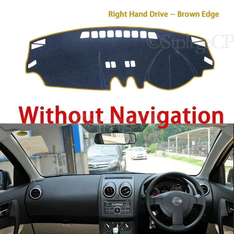 For Nissan Qashqai J10 2007 2008 2009 2010 2011 2012 2013 Anti-Slip Mat Dashboard Cover Pad Sunshade Dashmat Carpet Accessories