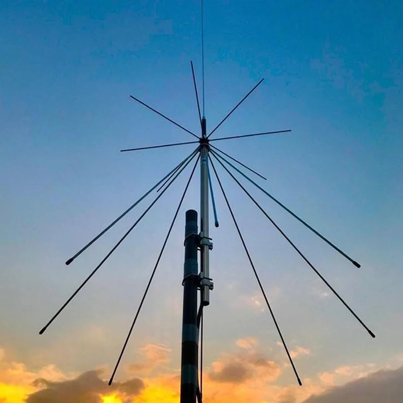 SignalPlus Discone Antenna D3000N Diamonds Scanner Antenna CB UHF VHF Antenna 25-3000MHz for SDR Radio Receive Transmit HF VHF