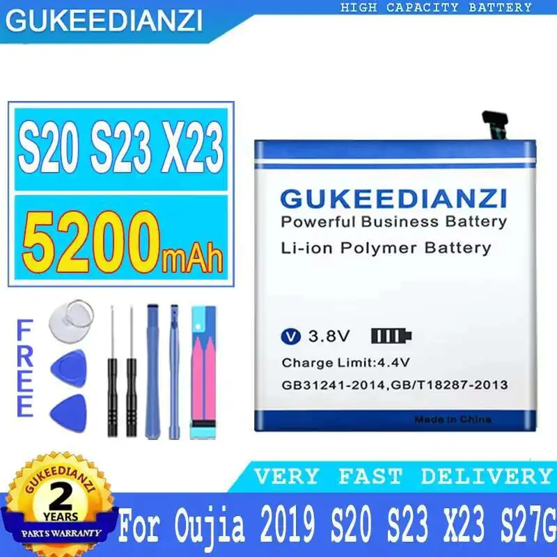 

5200 мАч аккумулятор мобильного телефона надежная замена для Oujia 2019 S20 S23 X23 S27G