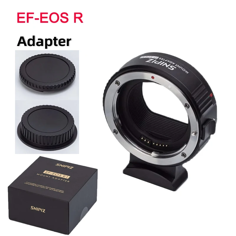 

SNIPIZ EF-EOS R Auto Focus Adapter Ring for Canon EF EF-S Lens to R Mount for Canon Camera EOS R RP R3 R5 R50 R6