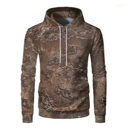 Hunting Camouflage Outdoor Men's Hoodie Breathable Camping Oversized Loose Tops Casual Sports Thin Clothing For Men And Women