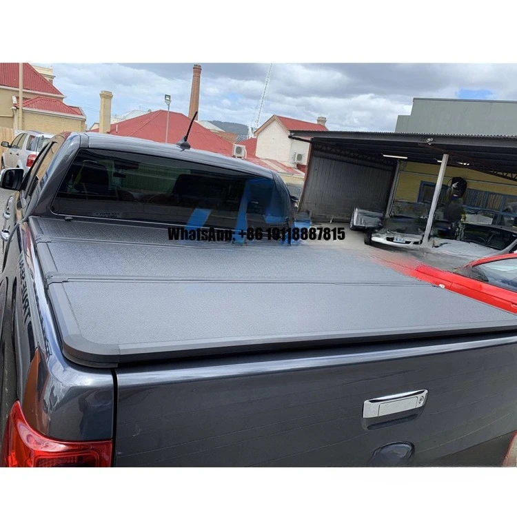 

T9 2022+ranger Car Roll Shutter Tonneau Cover-Three Fold Style