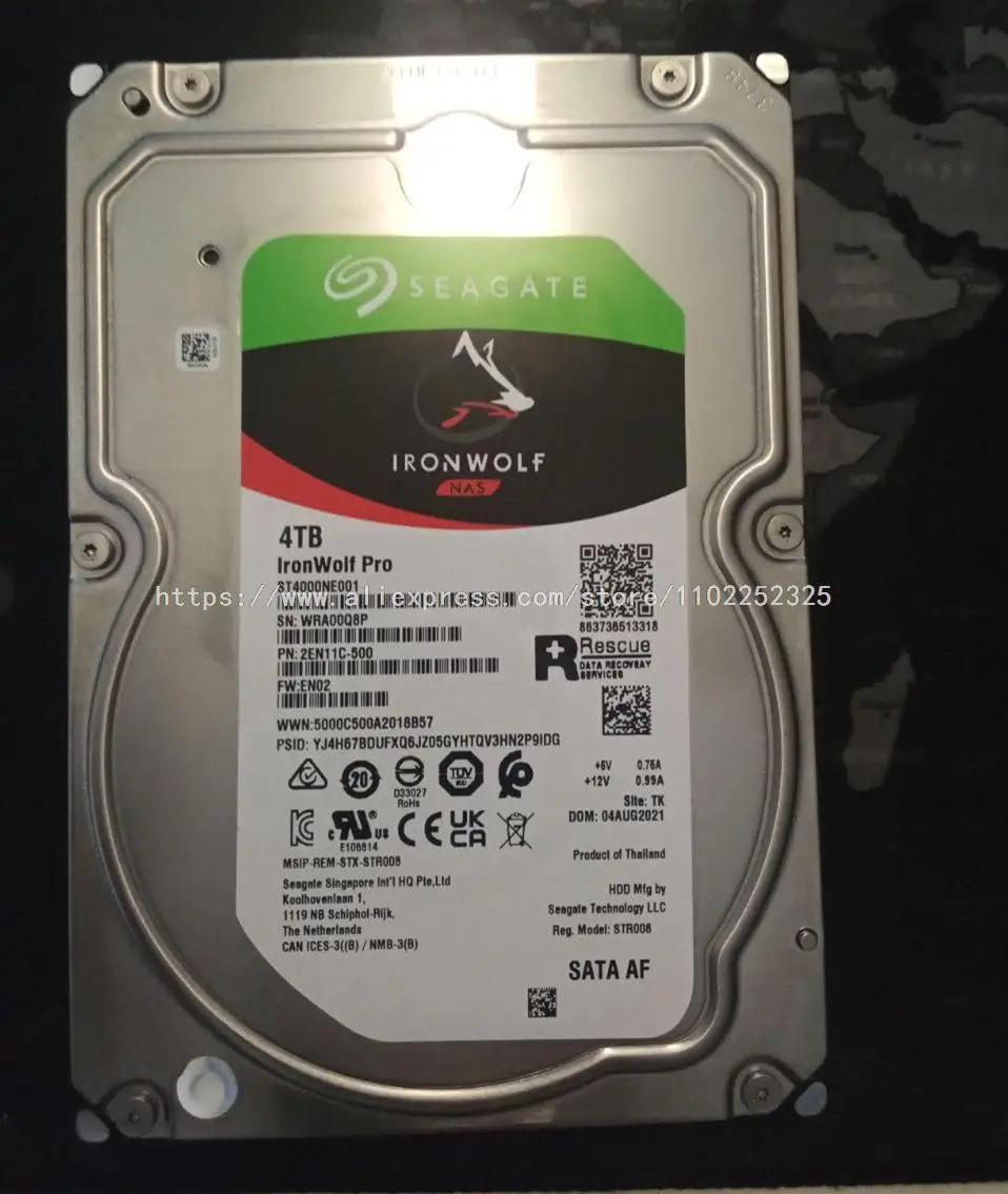 FOR ST4000NE001 Seagate IronWolf Pro NAS 4TB 7200RPM 256MB 3.5