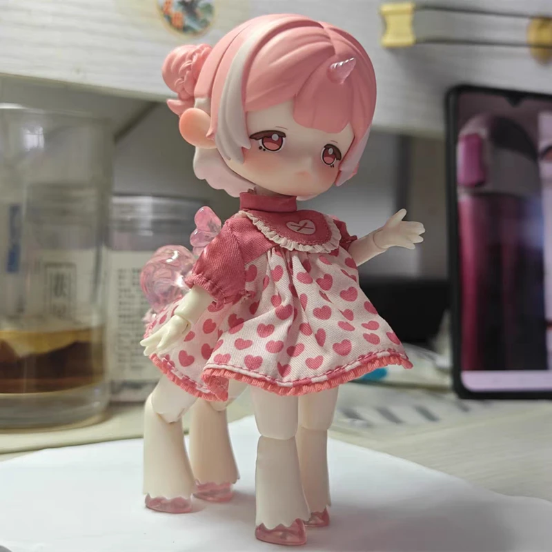 

Anime Penny Box Dreamlike Tea Party Series Blind Box Figure Model Dolls Figurines Girl Obtisu11 1/12bjd Action Figure Toys Gifts