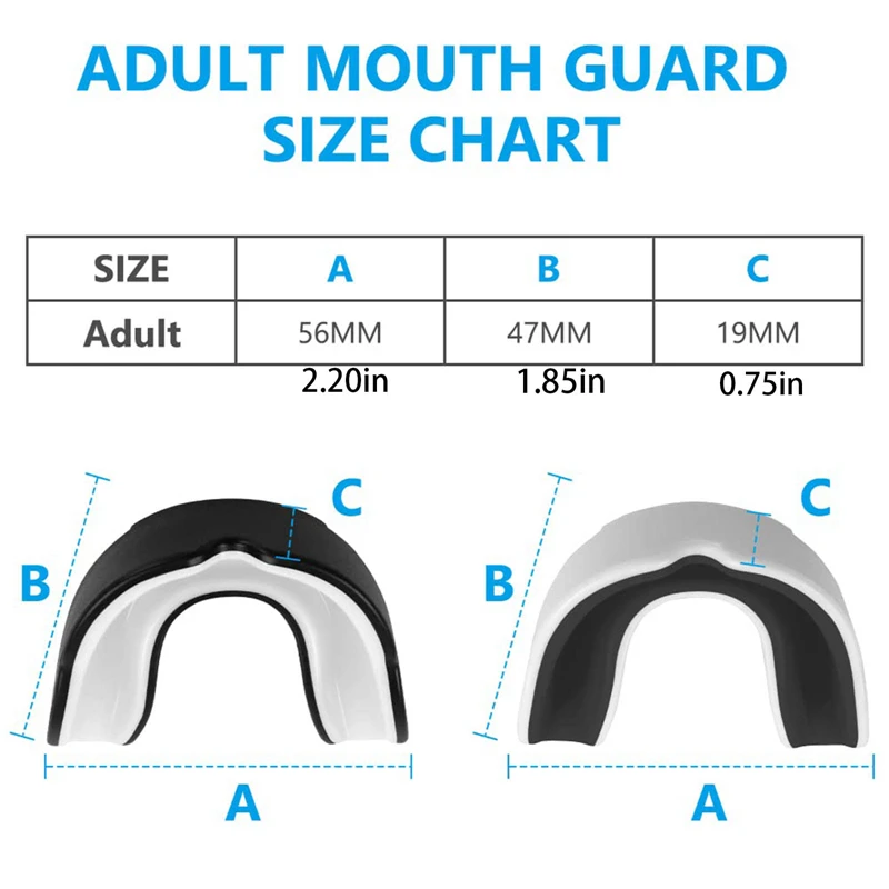 Boxing Teeth Protector EVA Gum Shield Mouth Guard Piece For Basketball Rugby Sport Mouthguard Tooth Brace Protection Kids Adults
