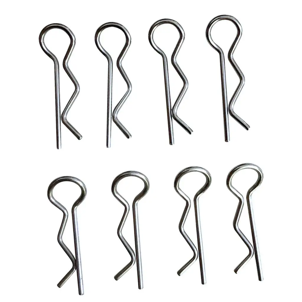 8pcs Body Shell Clips Pin for 1/16 Scale RC 9130 9137 Model Car Accessories