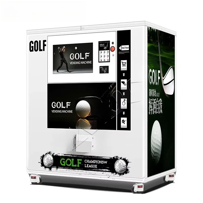 Automated Golf Merchandise Vending Machine Multi Payment Coin QR Token Integrated SDK For Golf Driving Range