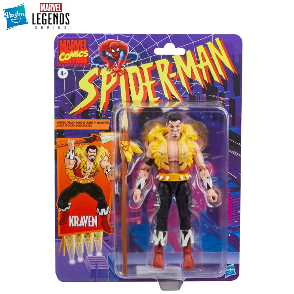 

[In-Stock] Hasbro Marvel Legends Series Kraven the Hunter 15cm Action Anime Comic Figure Nice Collectible Model Gift Toys