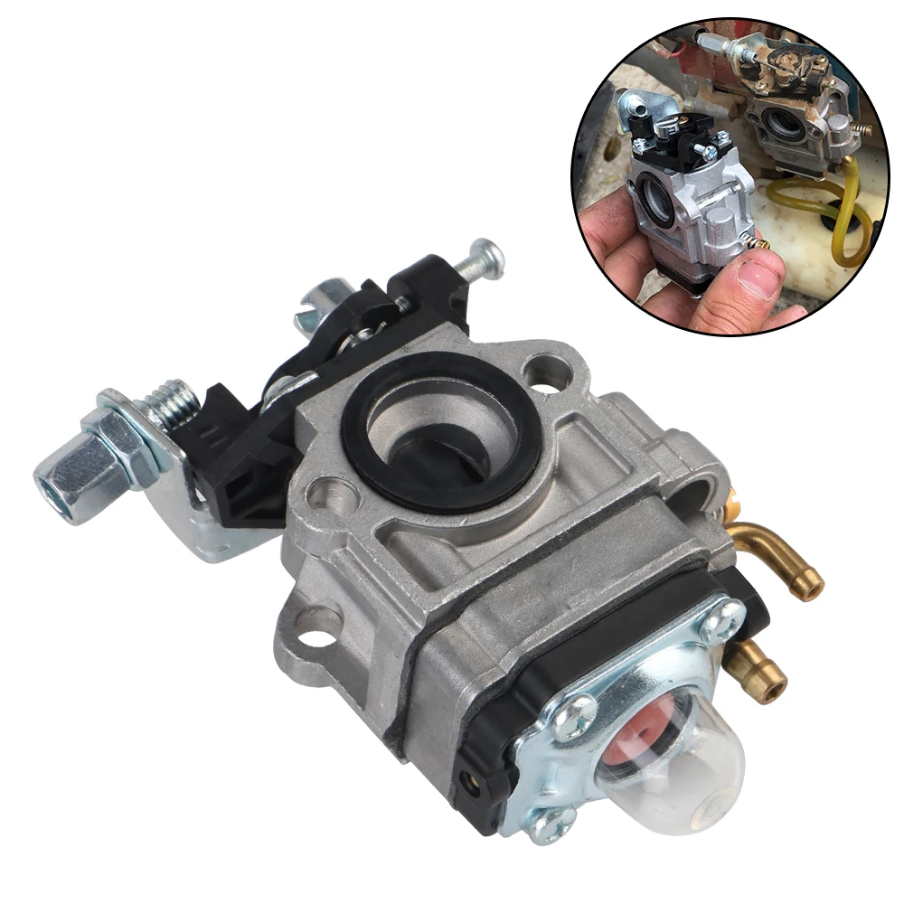 Scooter Brushcutter Carburetor Carb For Trimmer Cutter Chainsaw 11mm Carburetor For 40CC 43CC 49CC 2-Stroke Pocket Bike Scooter