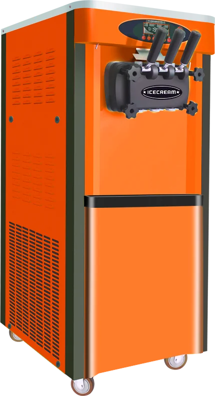 3 Flavors Automatic Soft Serve Commercial Ice Cream Machine Italian Gelato Making Ice Cream  Maquina De Helados