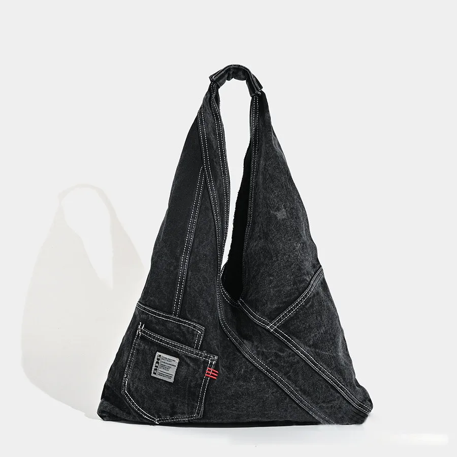 New Fashion Good Denim Tote Commuter Large Capacity Shoulder Underarm Lazy Woven Bag