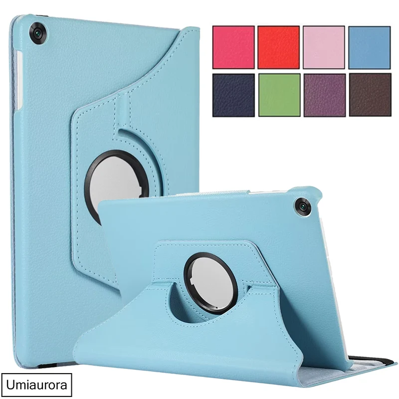 For Huawei MatePad SE 11 10.4 T8 T10S Honor Pad X8 X9 11.5 2023 T3 T5 10.1 inch Tablet Case 360 Rotating Stand PU Leather Cover