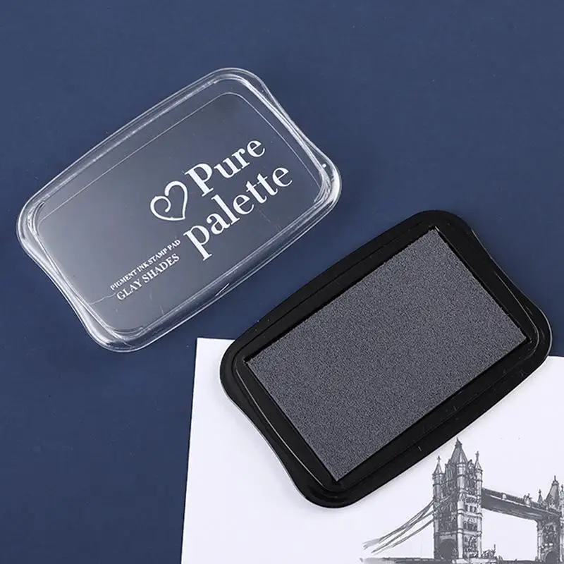 1 Pc Simple Solid Color Stamp Ink Pad, Stationery Stamp Accessory, Special Pad for Journal & Card Stamping image 2