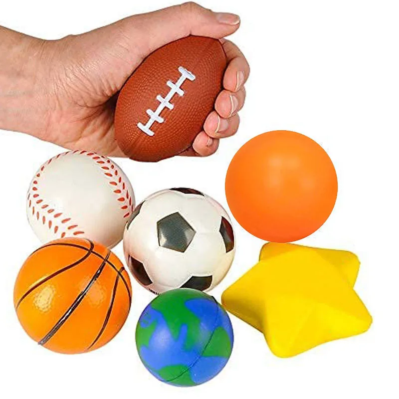 1 Piece Squeeze Ball Stress Relief Ball Fun ADHD Autism Toy Treatment Restlessness Anti-Anxiety Juguete Divertidos Y Novedoso