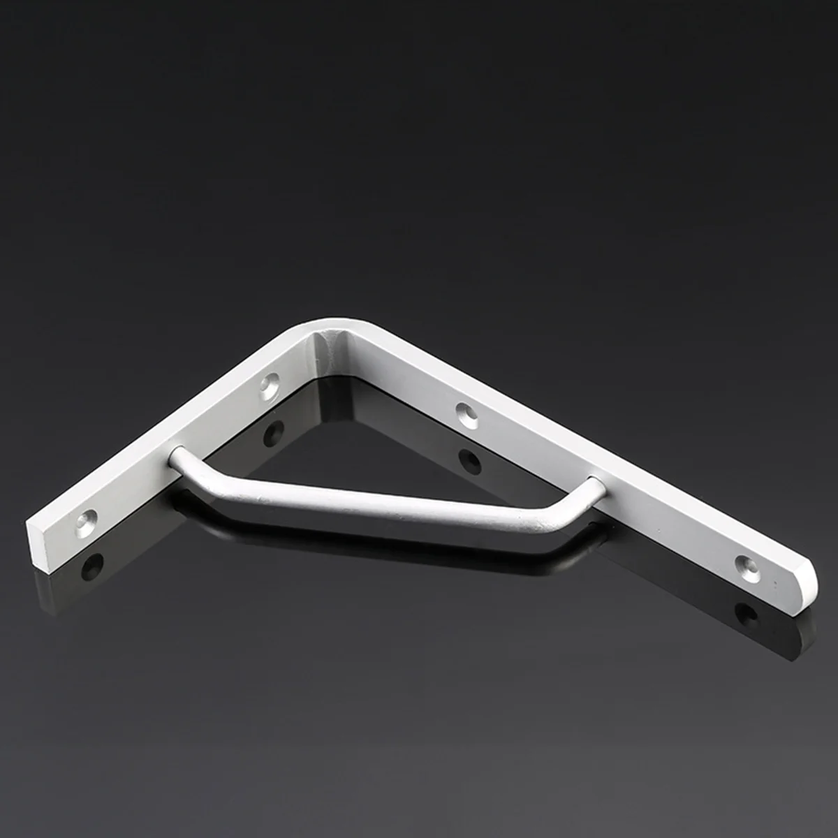 

2 PCS Corner Shelves Wall Mounted Tripod Aluminium Alloy Shelf Bracket Triangle