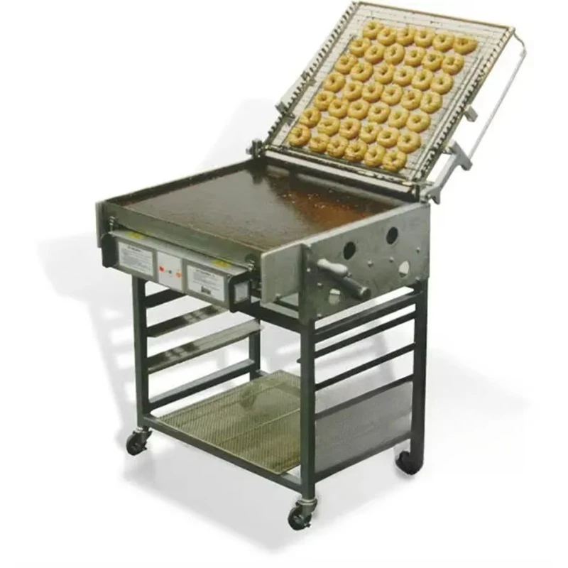 Máquina para donuts con glaseado de crema y azúcar cristalizado, tipo suelo, para donuts con crema helada