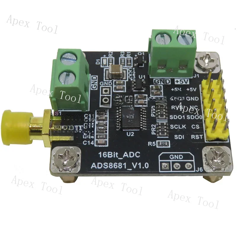 

ADS8681 analog-to-digital converter 16 bit ADC data acquisition module sampling rate 1MSPS single-stage and two-stage