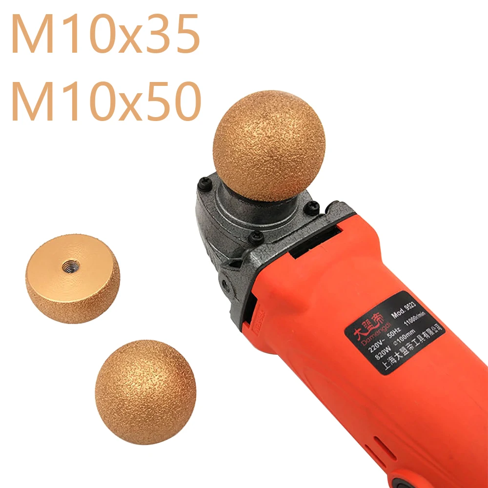 

Diamond Brazed Round Grinding Head Abrasive Tools For The Internal Arc Grinding Of Stones Engraving Tool Heads Mushroom Heads