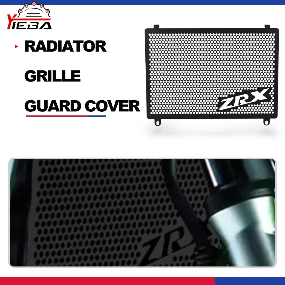 

New For Kawasaki zrx1200r ZRX 1200 R S 1997-2004 2003 Radiator Grill Guard Protector Motorcycle Water Tank Net Cover Accessories