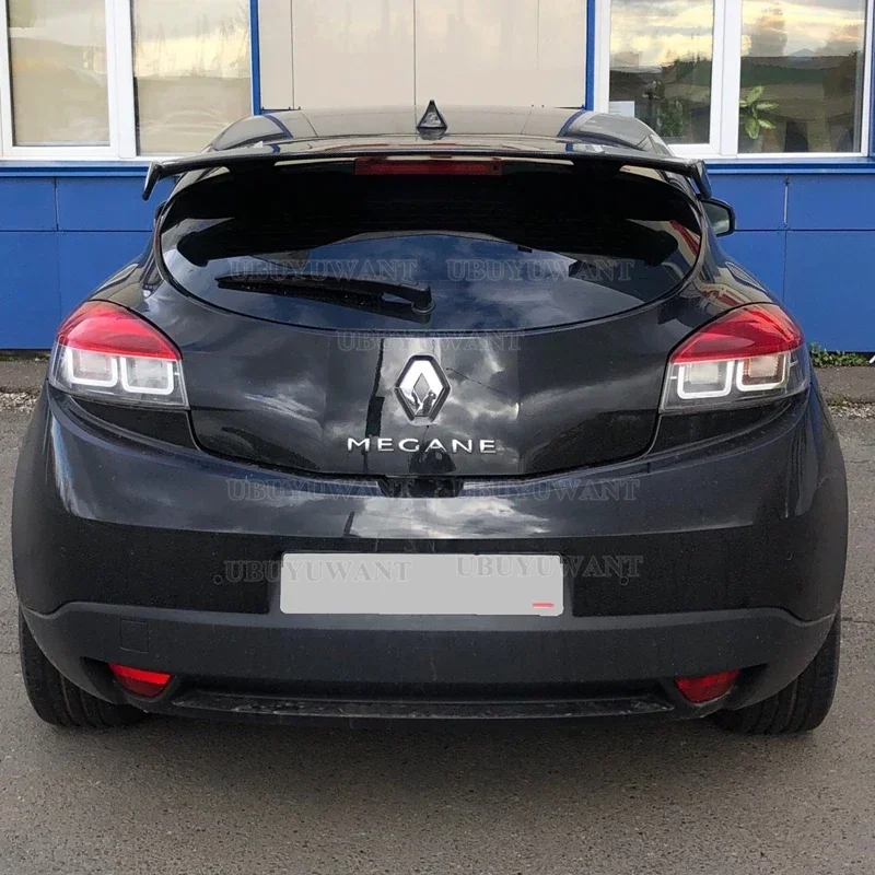 For Renault Megane 4 MK4 Roof Spoiler Wing ABS Plastic Car Trunk Tail Lip Accessories Body Kit