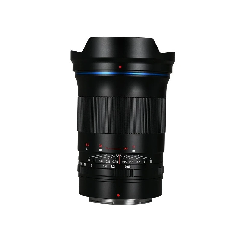 F0.95 non-reflective full frame size lens stepless stepless switchable