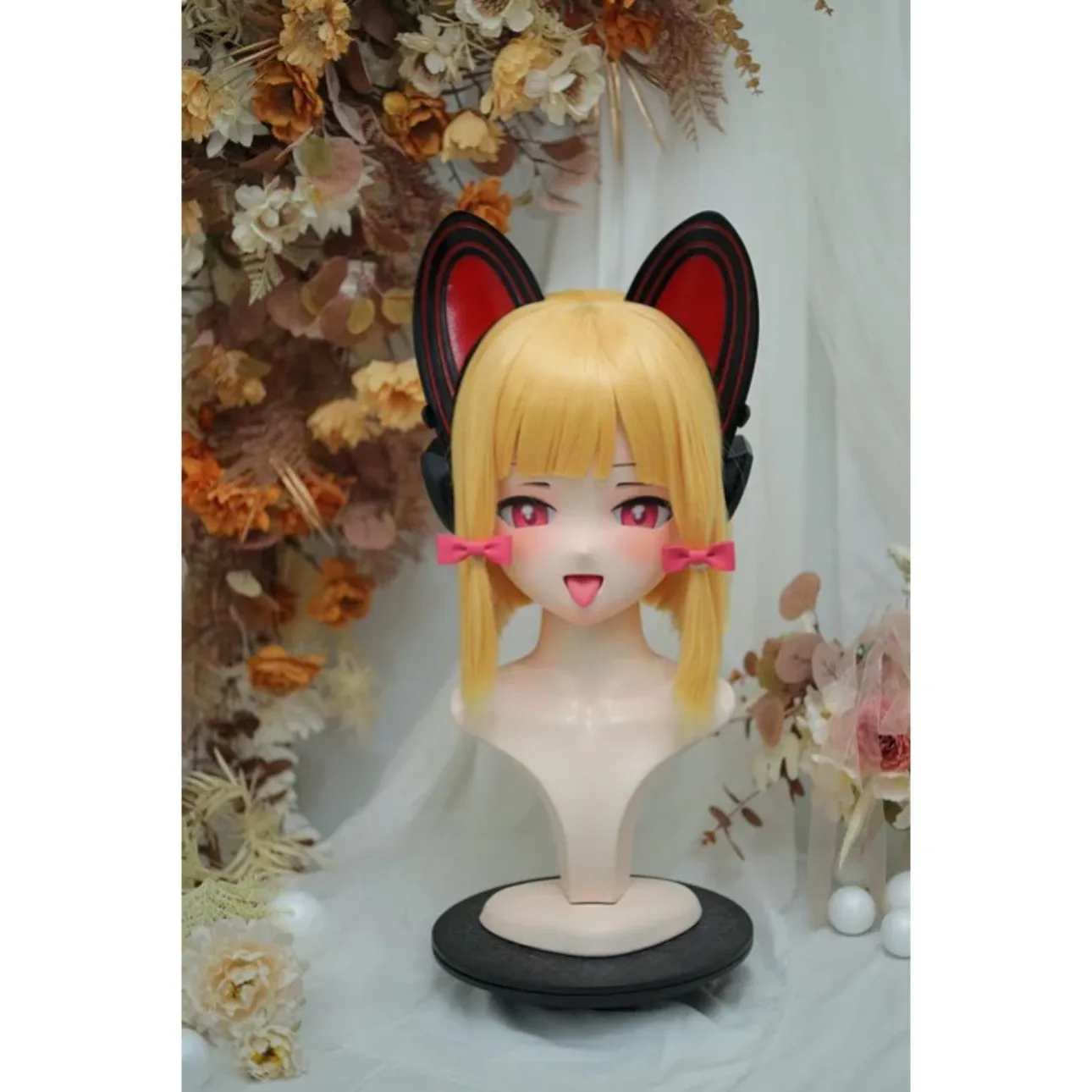 Kigurumi Cai Yu Moe NFD voller Stirnbandschloss Cosplay Headshell Requisiten Kostüm Anime Spiel