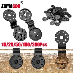 10/20/50/100/200Pcs Shade Cloth Clip Shade Fabric Clamps Grommets For Net Mesh Cover Sunblock Fabric In Garden Backyard Greenhou