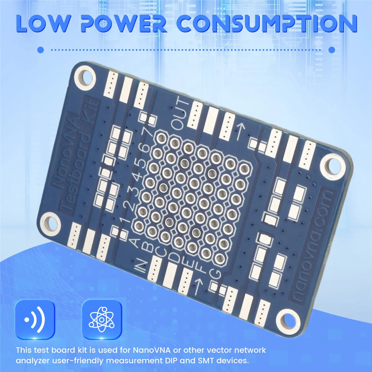 

Комплект тестовой платы NanoVNA, демонстрационная плата для тестирования VNA, векторная сеть Ana, горячие продажи, инструменты, доска
