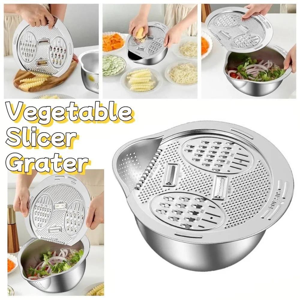 

Многоразовая корзина для мытья овощей, нержавеющая терка для овощей из нержавеющей стали, терка с утолщенными сливными отверстиями, корзина для сушки