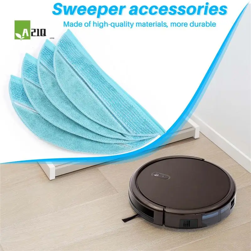 

A21Q-4 шт. тряпки для швабры для Cecotec Conga Ultra 2290, аксессуары, детали робота-пылесоса