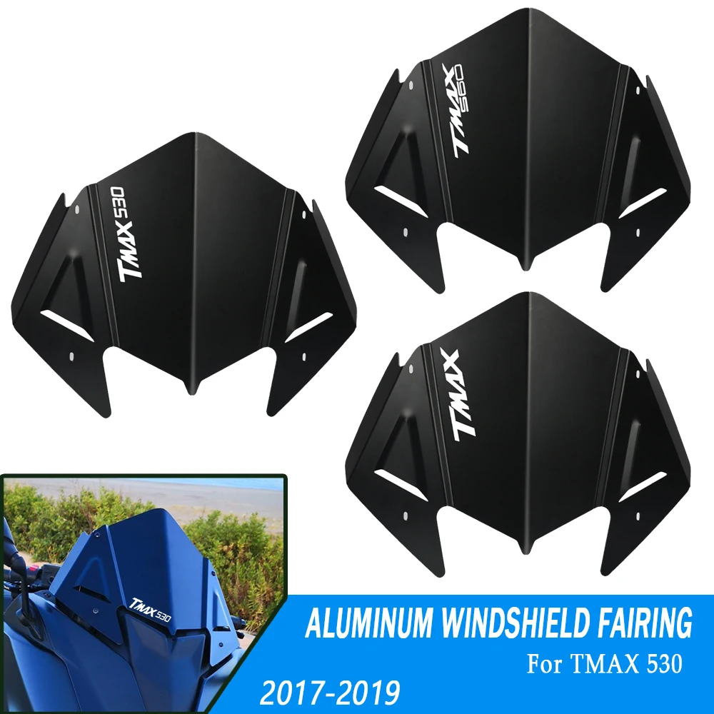 

Motorcycle Windshield For YAMAHA TMAX530 TMAX560 2017 2018 2019 2020 2021 TMAX 530 T-MAX 560 Wind Deflector Windscreen Fairing