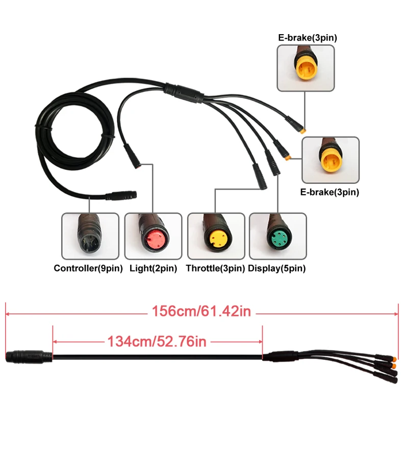 JN Ebike Controller 36V 48V 15A 17A 22A 25A 30A 35A Steuerungssystem mit 6 9 12 Mosfets für Elektroroller-Konvertierungsteile – Detail 9