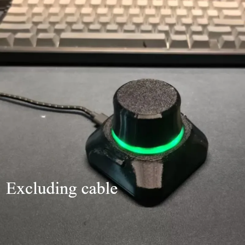 Black Wired 3D Mouse Replica Custom PETG Printing Shell Game Office Space Mouse for Mechanical Keyboard Accessories Gifts DIY