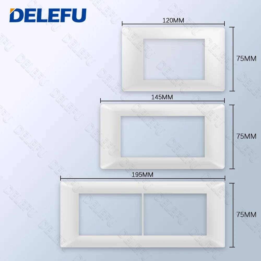 DELEFU Panel White SC31 SC70 SC80 Series 118mm145mm195mm Multiple Specifications Available, DIY image 3