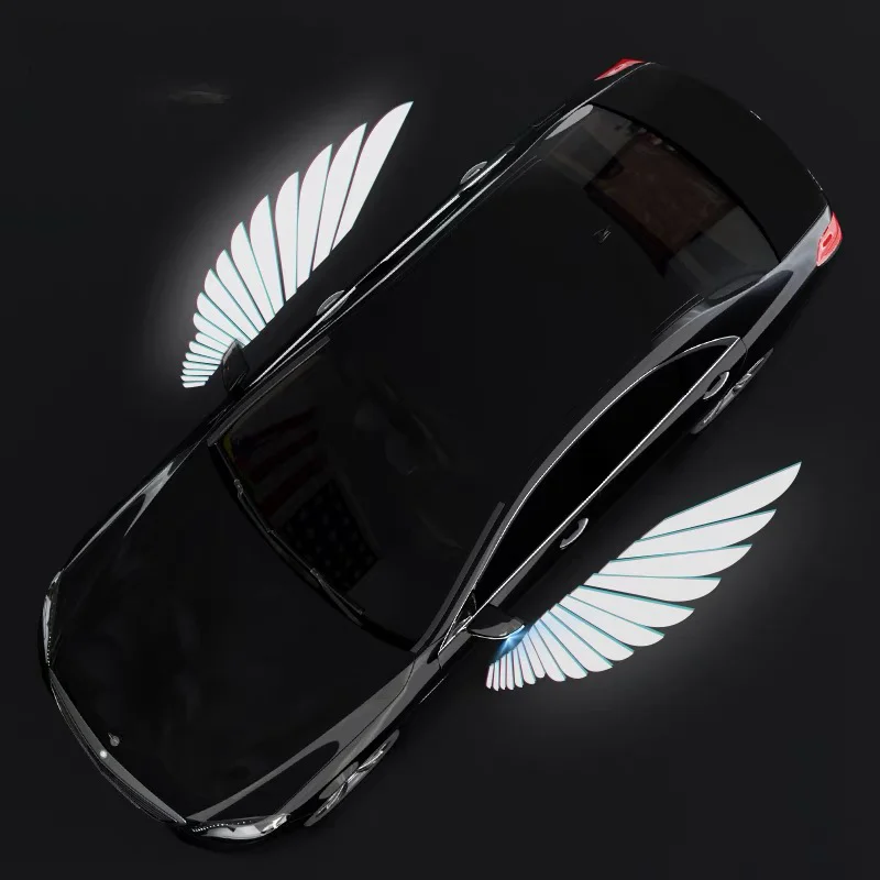 VOYAH FREE Angel Wings, Wings, Car Door Light, Welcome Light, Wireless Induction Light, Modified Rearview Mirror, Floor Light