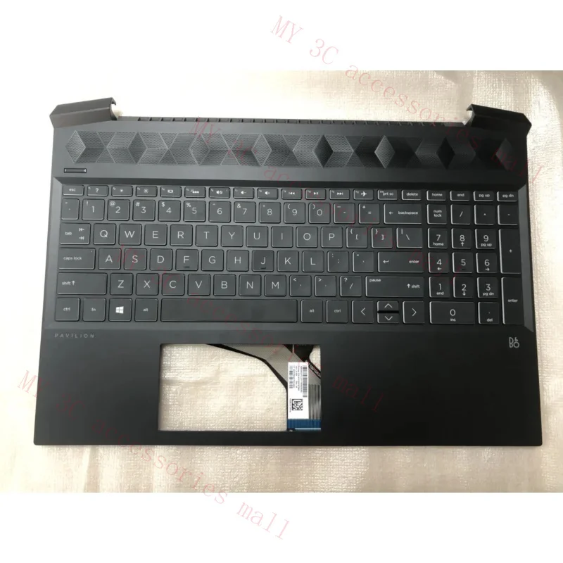 

Новинка для HP Pavilion 15-EC, чехол для упора для рук, клавиатура KB, рамка BL L72598-001, белый