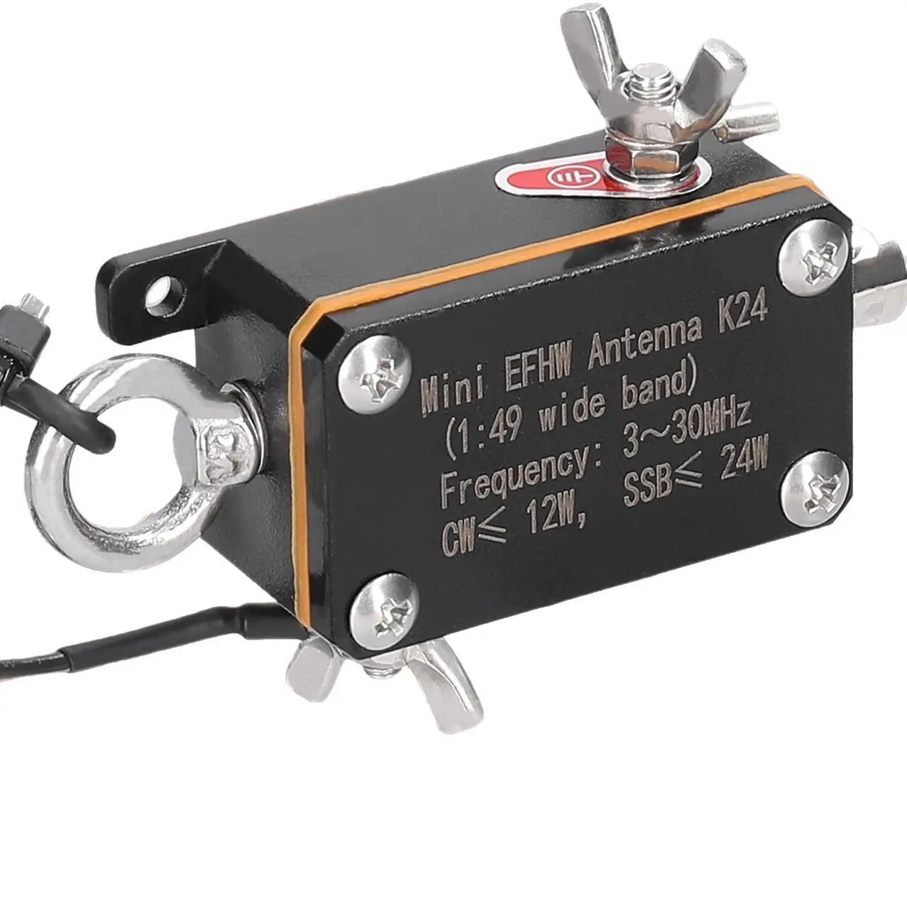 Pocket EFHW Antenna K24 3-30MHz band shortwave antenna wideband single-ended half-wave antenna