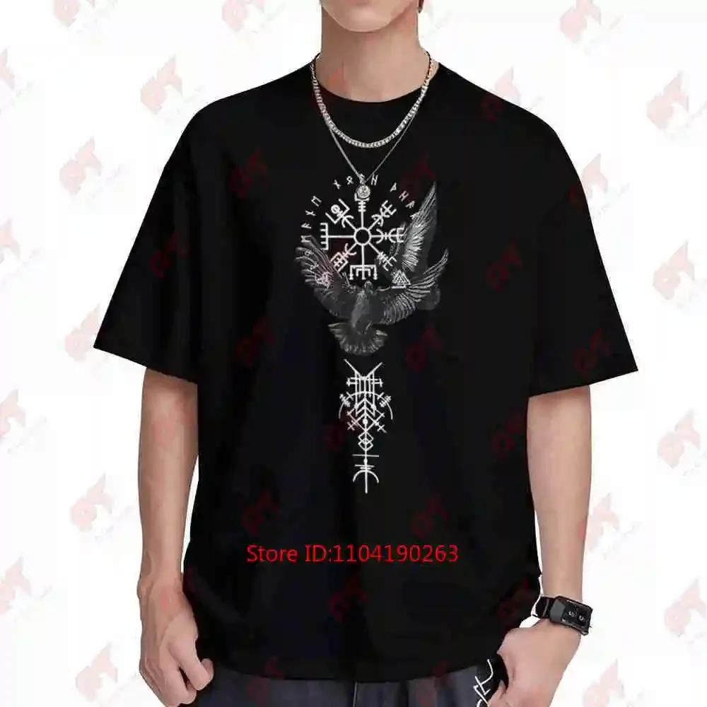 Nordic Scandinavian Statement Short Sleeve Tee 100% Cotton T-Shirt
