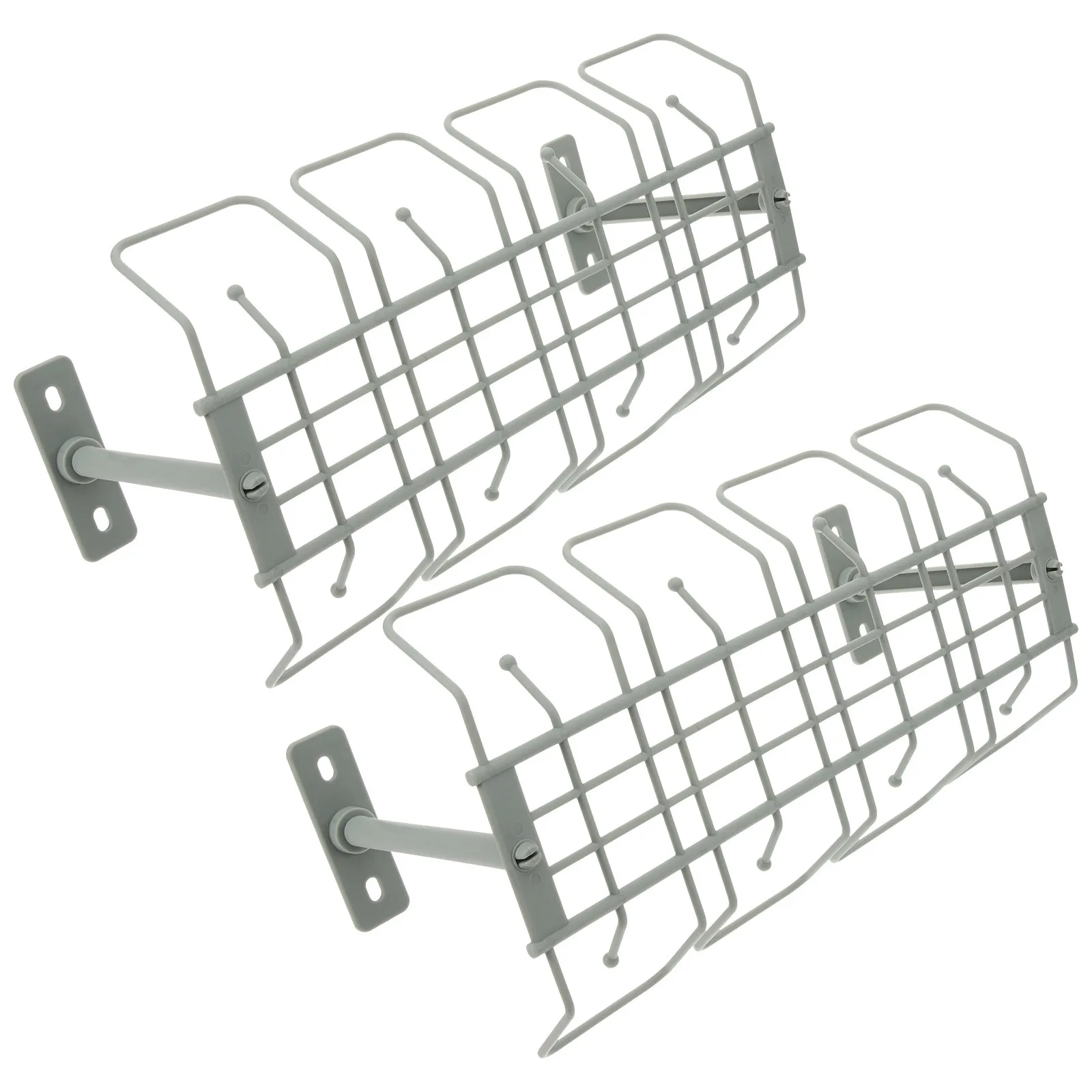 2 قطعة منظم الكابلات تحت صينية المكتب لإدارة الأسلاك تخزين قطاع الطاقة لا يتطلب الحفر إدارة الكابلات تحت سلك المكتب