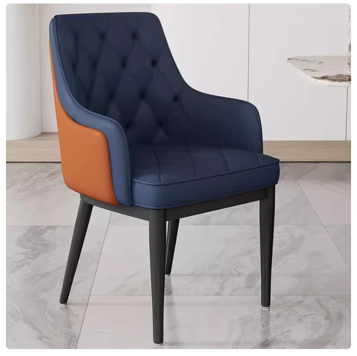 Nordic luxury dining chairs, home designers, dining tables and chairs, high-end hotel room reception and negotiation chairs, des