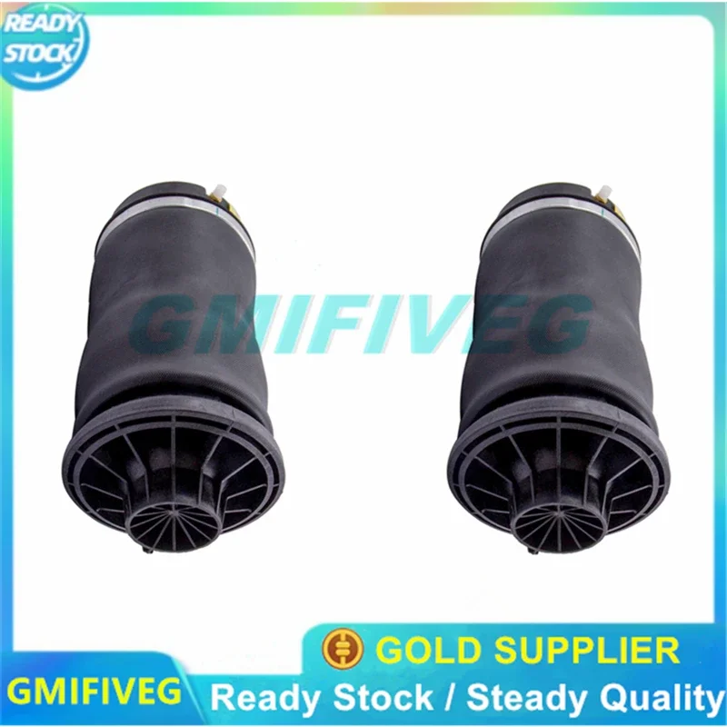 2 Sets of Rear Air Suspension Shock with ADS + Air Spring Bag for Mercedes Benz GL ML Class X164 W164 A1643202031 A1643200725