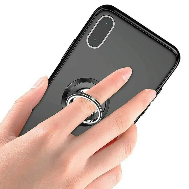 Universal Finger Ring Holder Stand Grip 360 Degree Rotating for Mobile Phone Car Magnetic Mount Phone Back Sticker Pad Bracket