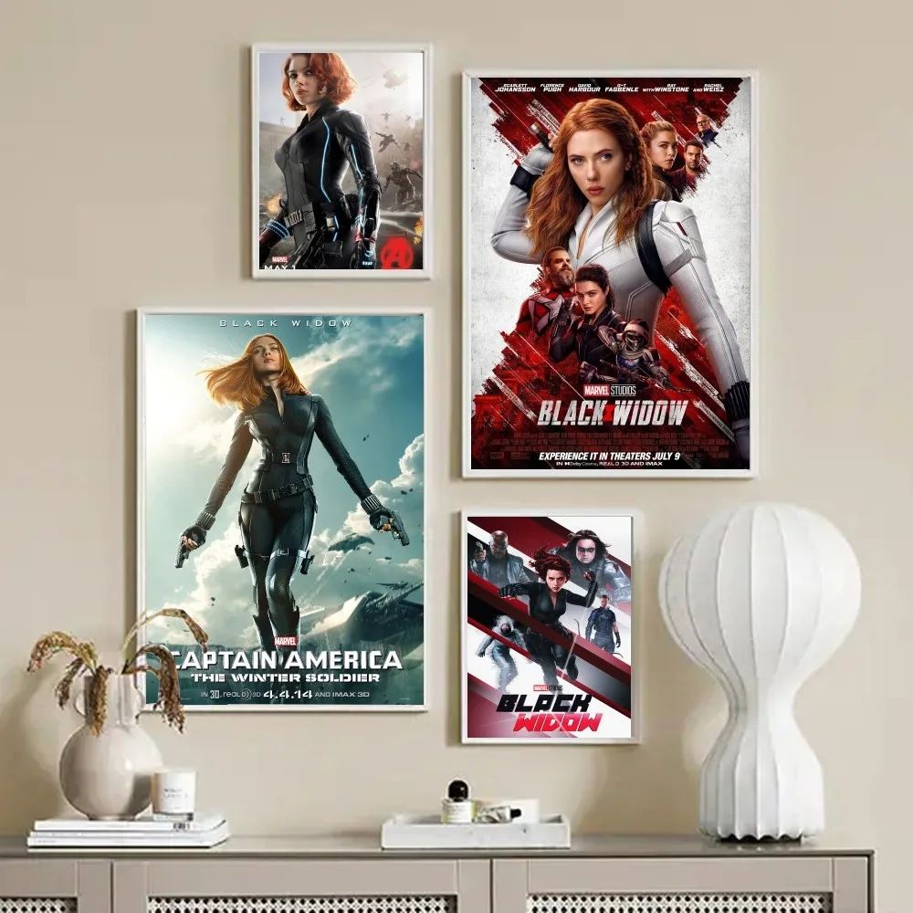 Classic Movie Black Widow Posters Stickers Living Room Bedroom Entrance Cafe Wall Art Decoration Painting Room Home Decor