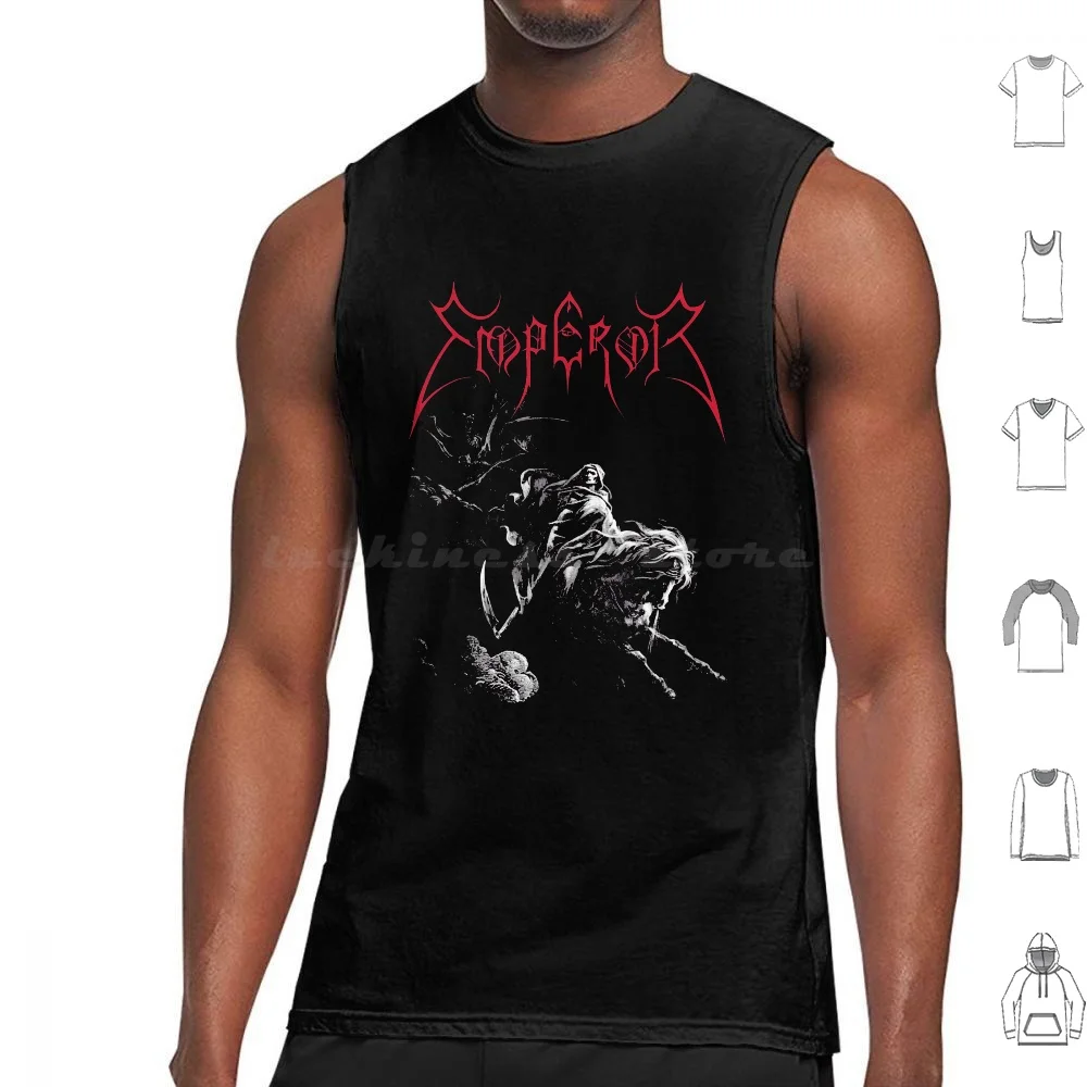 Untitled Tank Tops Print Cotton Fac A Music Emperor Burzum Satanic Black Metal Mayhem Emperor Darkthrone Gorgoroth