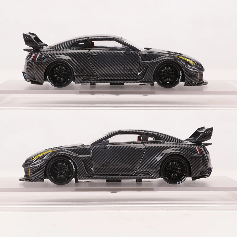 LB-Silhouette يعمل 35gt-rr سبيكة نموذج سيارة ، مقياس 1:64