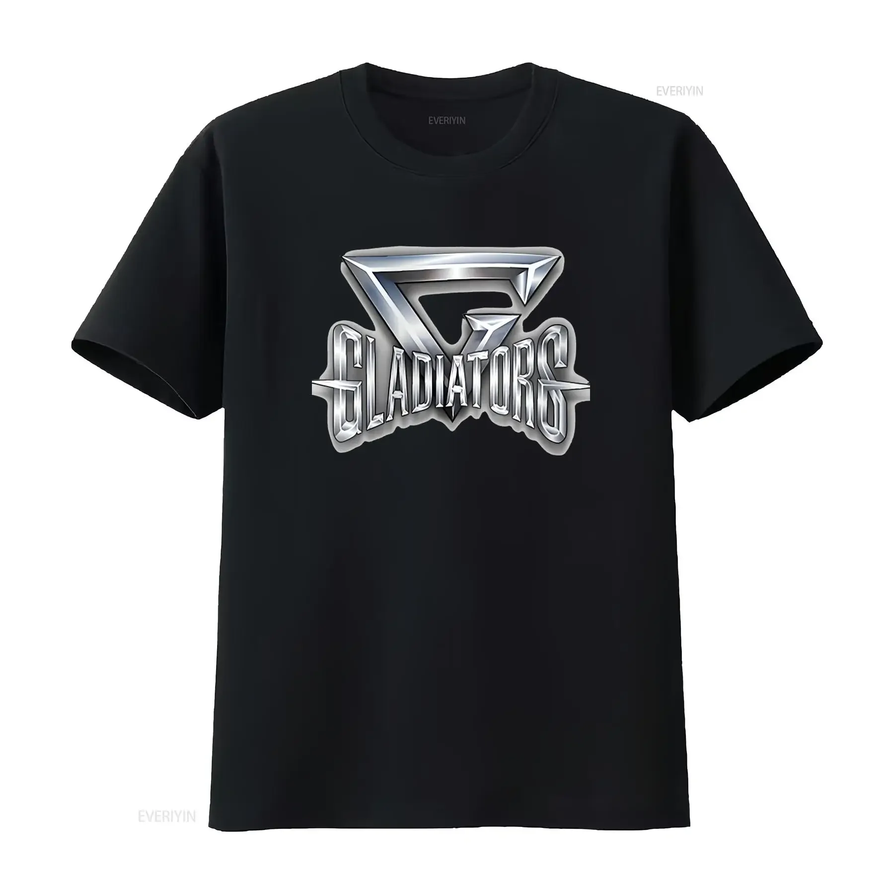Gladiators Logo 90's Retro TV Show Vintage T Shirt Top The Wolf Design vintage Washed streetwear Casual graphic